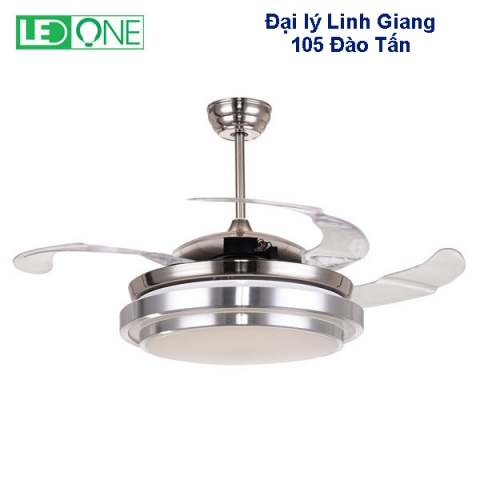 Quạt trần đèn - cánh cụp xòe ĐQ 42-04